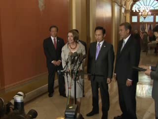 이 대통령, 미 의회에 북핵·FTA 협조 요청