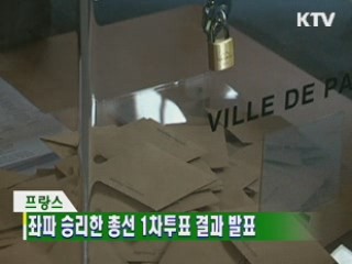 좌파 승리한 총선 1차투표 결과 발표