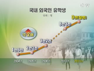 외국인 유학생 유치 인증제 시행