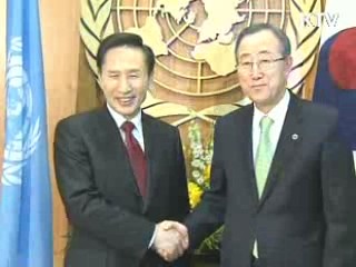 이 대통령, 뉴욕 도착…본격 일정 시작