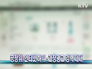 공정위, 인터넷 허위·과장광고 강력 제재