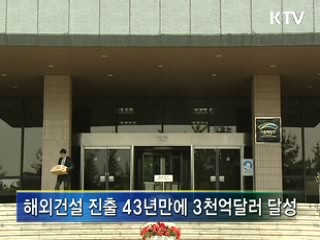 해외건설수주 476억달러···최고 기록