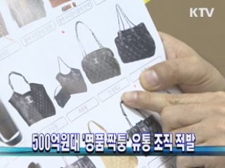 500억원대 '명품 짝퉁' 유통 조직 적발