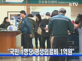 "국민 1명당 평생의료비 1억원"