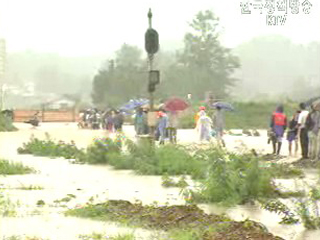 고양시 일대 침수피해, 39번 국도 부분통제