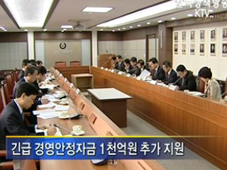 중기청, 정책자금 1천억원 추가지원