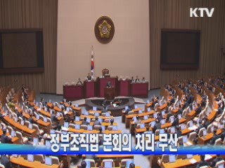 정부조직법 본회의 처리 무산