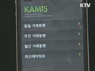 농수산물 알뜰 장보기 '물가예보' 실시