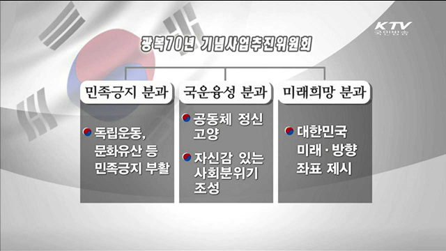 광복 70년 기념사업추진위원회 공식 출범