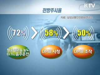 운전중 DMB 시청·조작 금지···범칙금 7만원