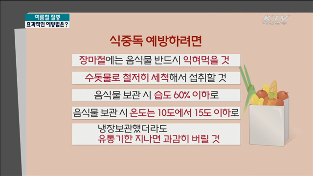 여름철 질병…효과적인 예방법은? [정책 100% 활용하기]