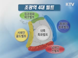 국토 대외개방형 미래 성장축으로 육성