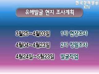 안중근 의사 유해 98년만의 발굴