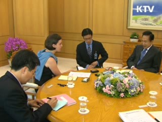 이 대통령 "북한 제외 5자회담서 논의"