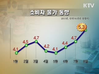 물가 5.3% 급등···"이달 이후 안정세"