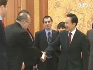 이 대통령, 이고르 세친 러 에너지담당 부총리 접견