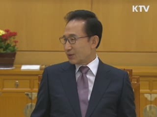 이 대통령-손 대표 "가계부채 종합대책 마련"