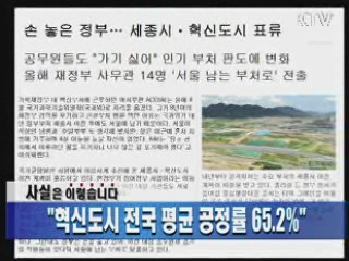 "혁신도시 전국 평균 공정률 65.2%"