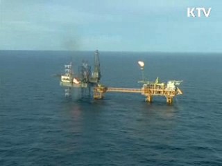 2011년초 동해서 유전 탐사시추