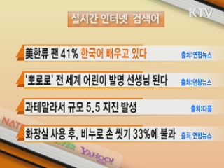  실시간 인터넷 검색어