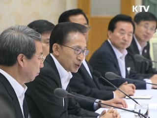 이 대통령 "정치색 보다 지역발전 위해 일해달라"