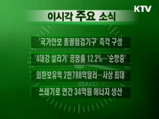 이 시각 주요소식(단신)