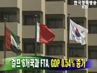 걸프 6개국과 FTA, GDP 0.54% 증가