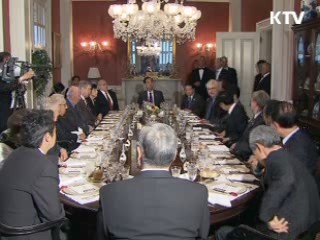 이 대통령 "5개국 일치된 목소리 중요"