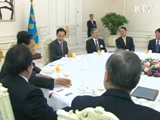 이 대통령 "원칙 없는 회담 하지 않겠다"