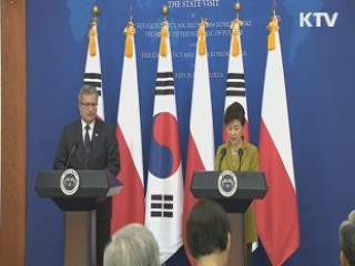 한-폴란드 정상회담…전략적 동반자관계 합의