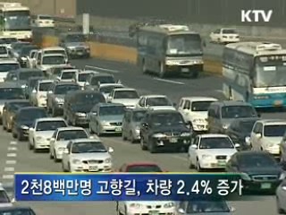 귀성·귀경길 특별교통대책 시행