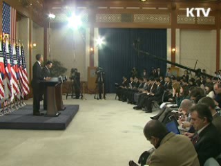 한·미 정상 "한미동맹, 전략동맹으로 발전"