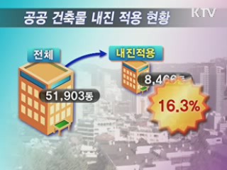 공공건축물 내진보강 43%로 확대