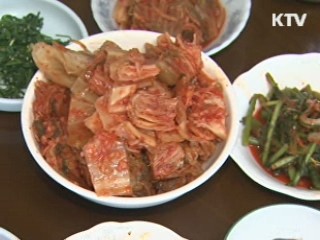 "채소랑 발효식품이 보약이에요"