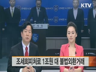 조세회피처로 1조원 대 불법외환거래