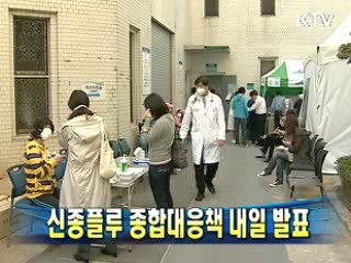 신종플루 종합대응책 3일 발표