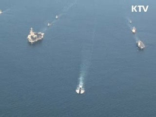 한미연합훈련 3일차…해상차단훈련 실시