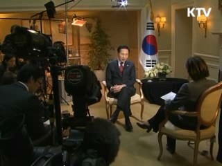 이 대통령 다보스 포럼 특별연설 '기립 박수'