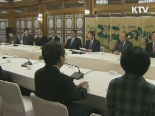 정운찬 총리 "세종시 의총 바람직한 결과 기대"