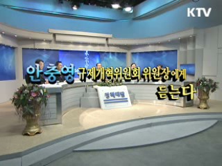 안충영 규제개혁위원장에게 듣는다