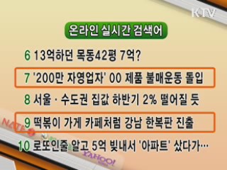 실시간 인터넷 검색어