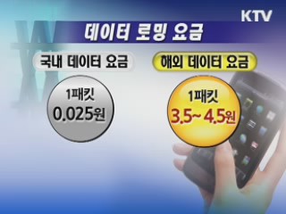 해외 데이터로밍 '요금 폭탄' 주의