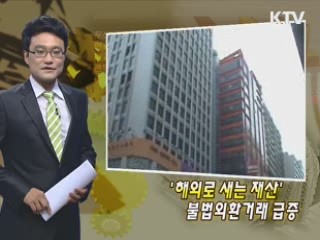 '해외로 새는 재산' 불법외환거래 급증