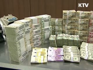 외환보유액, 5월 사상 최대폭 증가