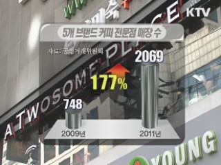 같은 커피 전문점 '500m 내 출점 제한'