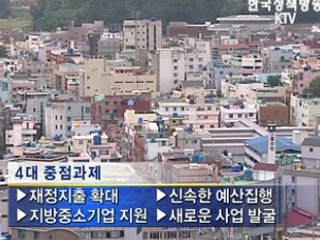 지방재정 조기집행, 경기 활성화