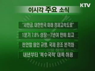 이 시각 주요소식(단신)