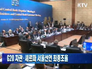 G20 차관·셰르파 서울선언 최종조율