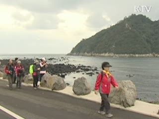 제주 올레길 '걷기 열풍'