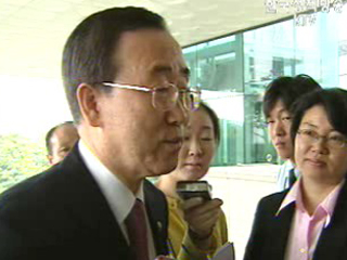 반기문 장관, 지지에 감사